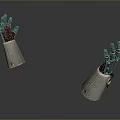 Hand Armor Metal Gloves Hand Armor Hand Armor Metal Hand Armor Military Articles 3d model