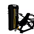 Professional Black Commercial Leg Workout Fitness Machine With Adjustable Seat And Metal Frame