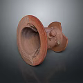 Traditional Handcrafted Terracotta Sculpture Carving with Intricate Artisan Details and Decorative Design