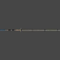 Japanese Samurai Sword Ancient Weapon With Patterned Blade Decorative Hilt And Dark Scabbard