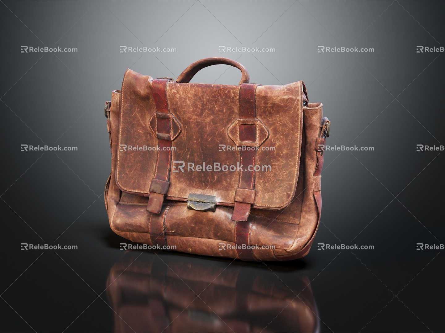 Modern Bag Leather Bag Satchel Women's Bag Men's Bag 3d model