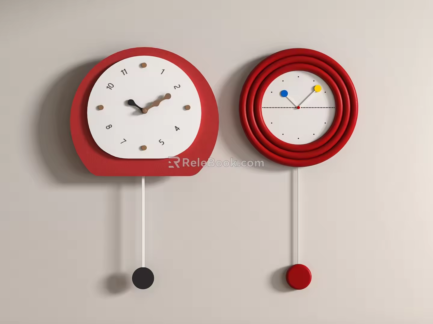 Modern Clock 3d model
