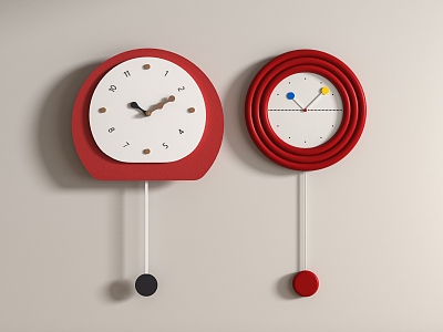 Modern Clock 3d model