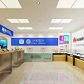 Modern Business Hall Mobile Phone Business Hall Container 3d model
