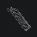 High Quality Tactical Weapon Magazine With Black Metal Textured Cylinder Construction