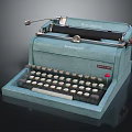 Vintage Office Electric Typewriter with Classic Design and Mechanical Keys
