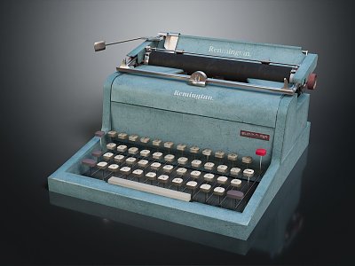 vintage typewriter old typewriter antique typewriter classical typewriter 3d model