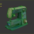 Vintage Green Sewing Machine Classic Retro Style Body Design For Home Daily Life