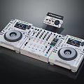 Modern Mixer Portable Synthesizer 3d model