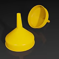 Yellow Kitchen Funnel For Efficient Cooking And Food Preparation