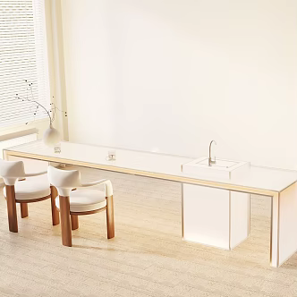 Modern table combination 3d model