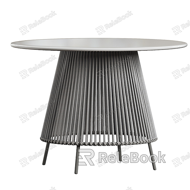 Modern Dining Table Round Dining Table model