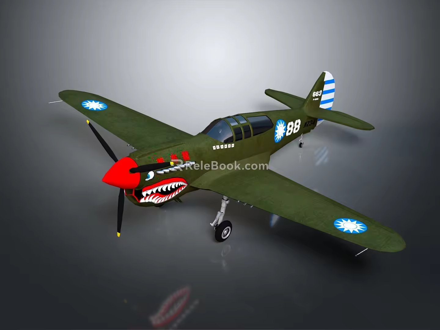 Modern Fighter Next Generation Aircraft 3d model