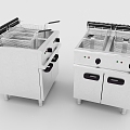 electric fryer 3d model