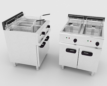 electric fryer 3d model