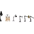 Industrial LOFT shaped table lamp table lamp 3d model