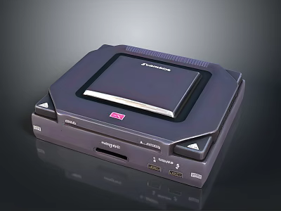 Pioneer Black Computer External Peripheral Device With USB Ports And Classic Design 3d model