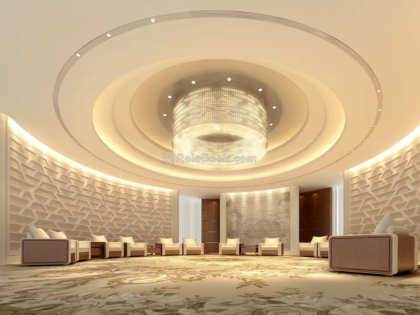Reception Hall 3d model