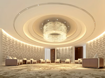 Reception Hall 3d model