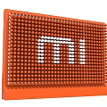 Orange Check-in Board With Many Orange Balls And White MI Logo Design