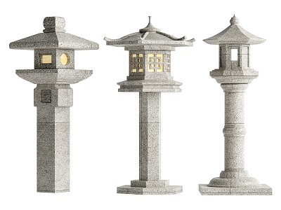 Garden stone lamp landscape lamp model