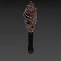 Intricate Steampunk Mechanical Weapon With Gear Metal Structure And Industrial Design Elements 3d model