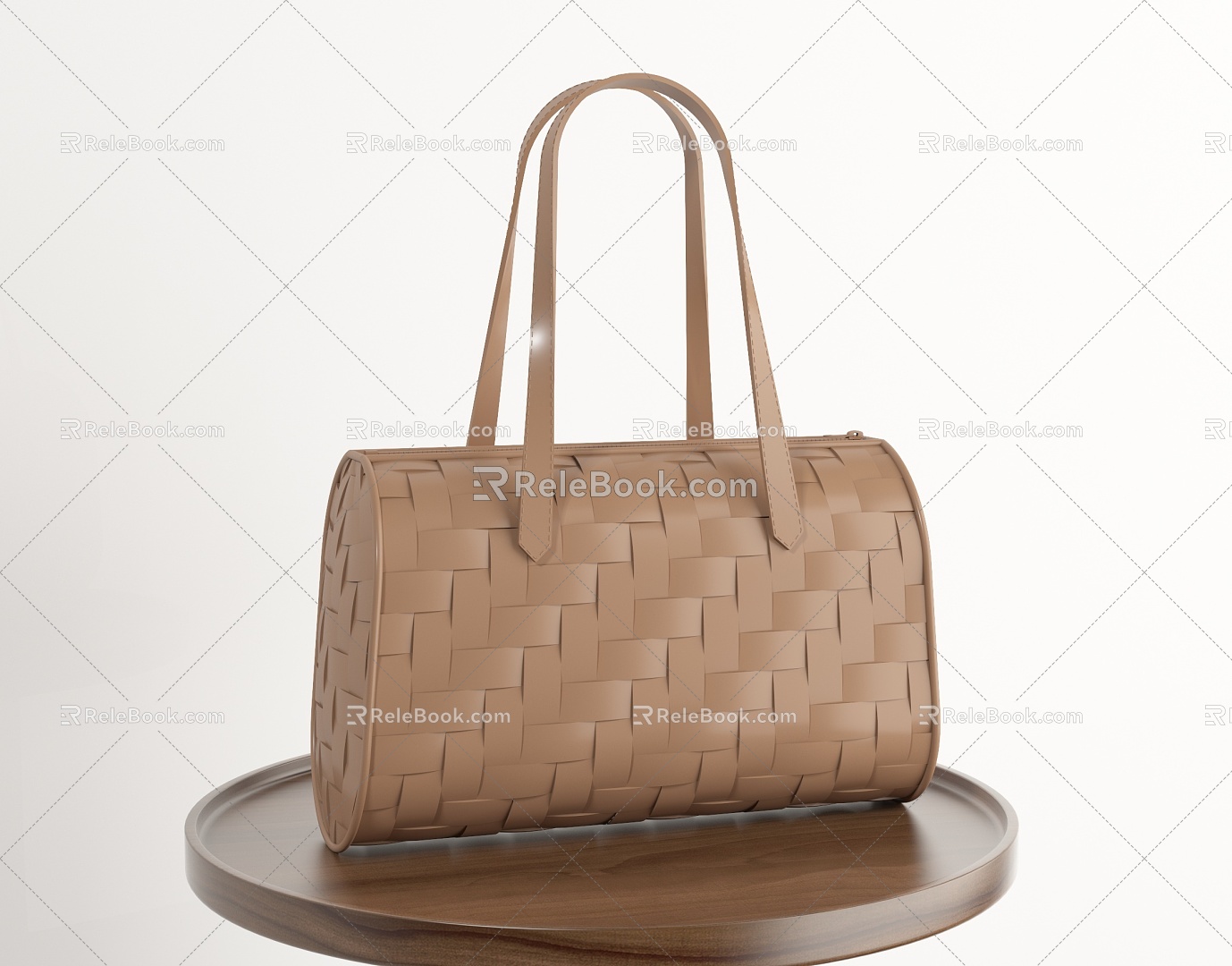 Straw bag ladies bags luggage accessories 3d model