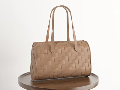 Straw bag ladies bags luggage accessories 3d model