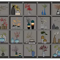 Stylish Decorative Vases With Flowers On Shelves Various Designs And Floral Arrangements For Home Decor