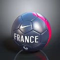 Nike Blue And Pink France Soccer Ball With White Logo And High Quality Design