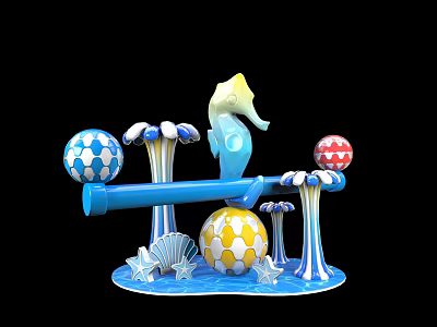 Modern Beauty Chen Ocean 3d model Modern Beauty Chen Ocean 3d model