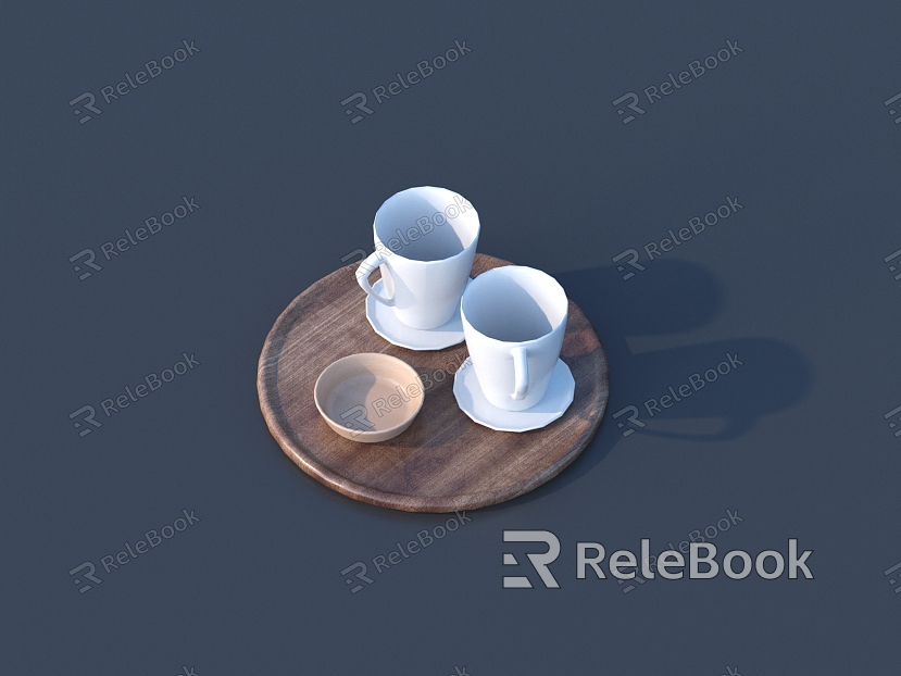 Modern Cup Cup Tray model