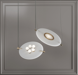 Light Luxury Chandelier 3d model