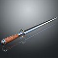 Officer Sword Sword Long Sword Sheath Sword Samurai Sword Samurai Sword Accessories Soldier Sword Knight Sabre 3d model