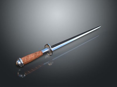 Officer Sword Long Sword Sheath Sword Samurai Sword Samurai Sword Accessories Soldier Sword Knight Sabre 3d model