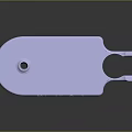 Shiny Metal Mechanical Bracket with Top Bolt and Side Holes Structure