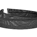 Modern Spiral Landscape Seat With Metal Hollow Structure And Streamlined Design