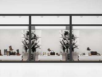 Modern Window Shop 3d model