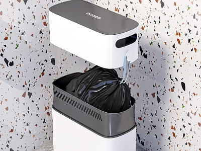 Modern trash can model