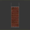 Old Red Rusty Metal Shipping Container As Industrial Transport Equipment