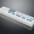 Portable White Instrument Supplies Featuring Multiple Buttons Display Screen And Speaker 3d model