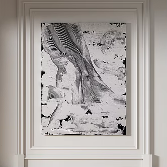 Nordic Decorative Painting of Silent Texture 3d model