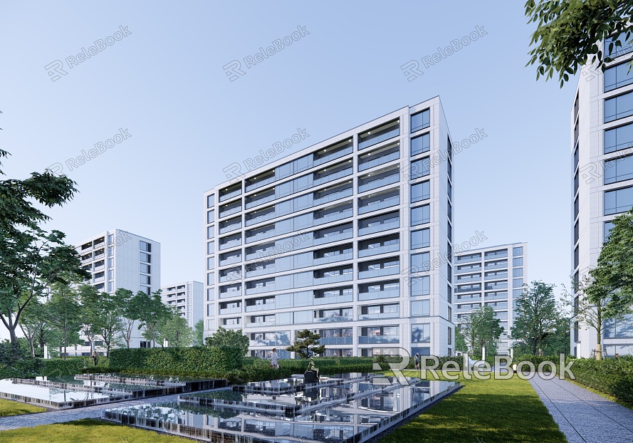 Standard for residential waterscape in modern residential area model