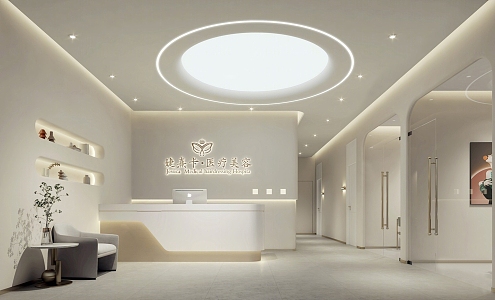 Quiet Beauty Parlour Hall 3d model