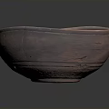 Natural Brown Handcrafted Wooden Bowl With Smooth Texture And Rustic Style
