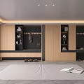 Modern Shoe Cabinet Storage System With Light Wood Black Accents Open Shelves And Coat Hooks