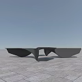Modern Pergola Designs With Geometric Curved Shapes Grass And Various Materials