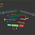 Various Safety Barriers And Traffic Control Devices With Metal Fences Red Barricades And Cones