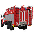 modern fire truck 3d model