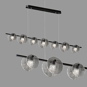 Modern Simple Glass Chandelier Glass Chandelier Decorative Chandelier Simple Chandelier Living Room Chandelier Dining Room Chandelier Hall Chandelier 3d model